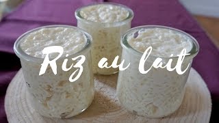 Recette du RIZ AU LAIT à la vanille super crémeux [upl. by Miarhpe]