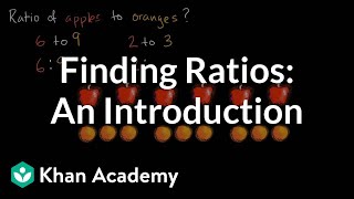 Introduction to ratios  Ratios rates and percentages  6th grade  Khan Academy [upl. by Lirpa372]