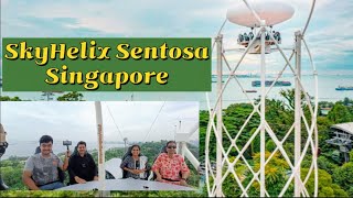 SkyHelix SentosaSingapores highest openair panoramic ridecable car ridesingaporeattractions [upl. by Yhtomiht148]