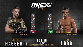 Jonathan HAGGERTY vs Felipe LOBO Full FIGHT [upl. by Bethel437]