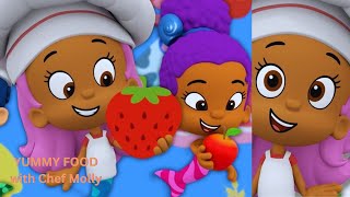 YUMMY FOOD with Chef Molly  Bubble Guppies full Episode [upl. by Einnil]