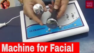 Ultrasonic MachineMachines used in FacialBenefits of Ultrasonic machine in Facial [upl. by Pegeen425]