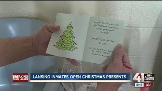 Lansing inmates open Christmas presents [upl. by Steady196]