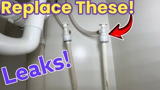 Replacing Water Shut Off Valves For Bathroom Sinks  These Leaked And Ruined My House [upl. by Zigmund]