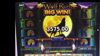 WOLF RUN SLOT MACHINE BIG WIN [upl. by Rebeh]