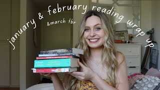 januaryfebruary reading wrap up amp march tbr [upl. by Chiquia]