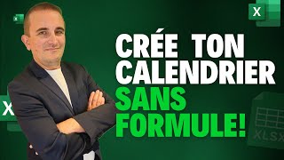 Crée un Calendrier 2025 en Quelques Secondes et Sans Formule avec Excel [upl. by Ruth]