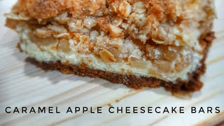 Caramel Cheesecake Bars by Chef AP [upl. by Wessling]