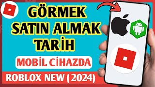 Roblox Satın Alma Geçmişi Nasıl Görülür  Roblox Satın Alma Geçmişi  iPhone ve Android [upl. by Refotsirhc]