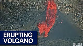 Hawaii’s Kilauea volcano erupting [upl. by Tabshey]