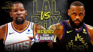 Los Angeles Lakers vs Phoenix Suns Full Game Highlights  December 5 2023  FreeDawkins [upl. by Yenaj]