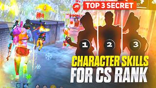 New SECRET  CSRANK  CHARACTER SKILL COMBINATION 🚀  BEST CHARACTER SKILL COMBO 2024 🔥 [upl. by Darnall]