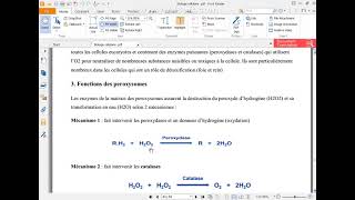 1er Année SNV – Biologie Cellulaire – Peroxysomes [upl. by January]