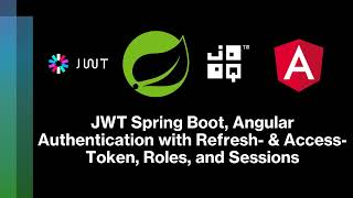 JWT Authentication with Spring Boot amp Angular using Refresh amp AccessToken Roles and Sessions [upl. by Ellatnahc]