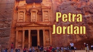 Visiting Petra Jordan Travel Video البتراء  Πέτρα in the archaeological city of Maan [upl. by Eniamsaj527]