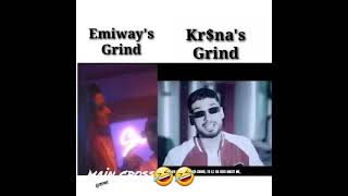 KRSNA GRIND VERSION VS EMIWAY GRIND SONG  machyenge 4 [upl. by Sellig]