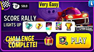 Lights Up Score Rally Solo Challenge  Match Masters Solo Today [upl. by Naitsabas]