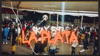 LA PLATA X SKAY 593  visualizer  video oficial 🔥 salsa bomba [upl. by Naginarb]