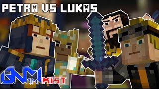 Petra Team vs Lukas and Ivor  Minecraft Story Mode Episode 8 [upl. by Bushweller]