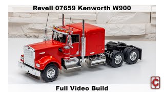 Full Video Build  Revell No 07659 Kenworth W900  English [upl. by Mauer156]