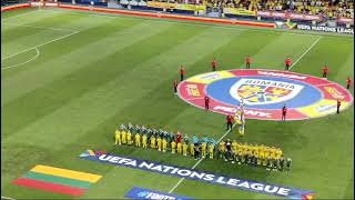 Imn România la meciul cu Lituania de pe Stadionul Steaua [upl. by Kiker791]