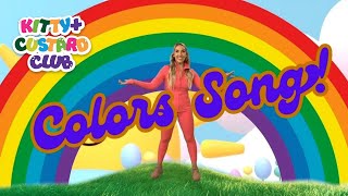 Learn Colors with Adventures 🌈  Kids Learning  Song Dance and Exercises  Kitty  Custard Club [upl. by Yasmine]