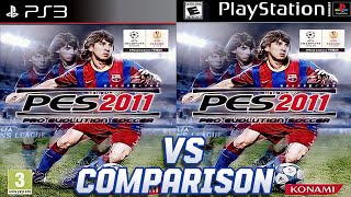 PES 2011 PS3 Vs PS1 [upl. by Inek130]