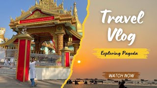 Exploring The Global Vipassana Pagoda  Gorai Beach And Pretty Sunset  viral [upl. by Weil]