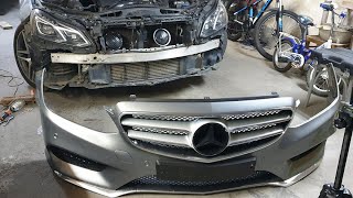 Mercedes W212 Installation AMG GT Grille  Diamond Grille For your Mercedes EClass W212 [upl. by Zetneuq207]