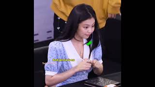 Jennie uncomfortable her outfit 😲 jennie manager care jennie 🥰shortsvideo blckpink [upl. by Janus]