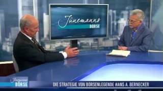 Hans A Bernecker „Ende des Jahres schafft der DAX 8200 Punktequot Teil 2 von 2 [upl. by Eam249]