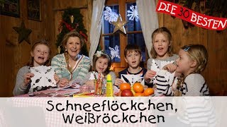 ⛄️ Schneeflöckchen Weißröckchen  Weihnachtslieder für Kinder  Kinderlieder [upl. by Ravi79]