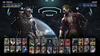 Injustice 2  Mr Freeze VS Joker [upl. by Nalani795]