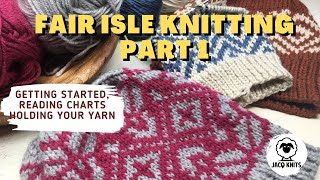 Fair Isle Knitting Part 1 Intro [upl. by Bernete]