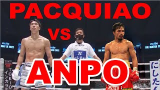 Manny Pacquiao vs Rukiya Anpo Fight [upl. by Sucramal]