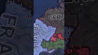 Hoi4 What If France Expanded the Maginot Line shorts hoi4 [upl. by Rimidalb]