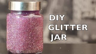 DIY How To Make A Glitter Jar [upl. by Arreik]