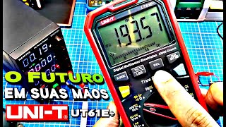 UNBOXING E REVIEW Multímetro UNIT UT61E [upl. by Wolcott]