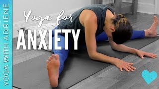 Yoga for Anxiety  20 Minute Practice  Yoga With Adriene [upl. by Marylynne122]