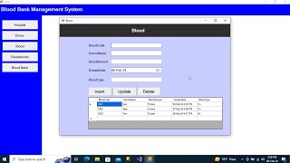 Blood Bank Management System Using C [upl. by Oech]