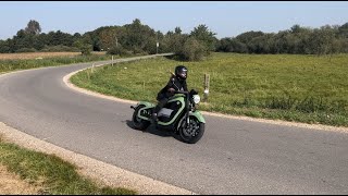 Test af Nimbus motorcyklen EMC Prototype 1 [upl. by Marylou]