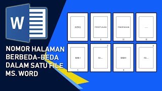 Cara Membuat Nomor Halaman Makalah LTA Proposal Skripsi Tesis dan Disertasi di Microsoft Word [upl. by Yerak]