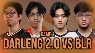 DARLENG 20 vs BLACKLIST  GAME 1  CAST BY ARMEL JOHNXFIRE JAU AND JET  ELITE LEAGUE [upl. by Calvinna]