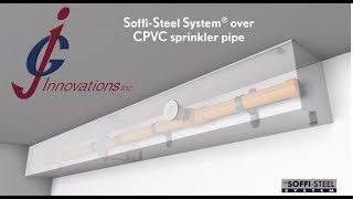 JG Innovations SoffiSteel®  CPVC Sprinkler Pipe Cover [upl. by Mandle]