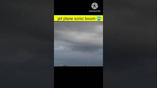 Jet cross sound barrier 😱 shortsfeed facts shorts viralvideo trending [upl. by Hayse]