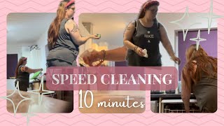 I Tried A 10 Minute Speed Clean [upl. by Ilke389]