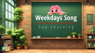 Weekdays Song for Toddler  Fun Learning Song For Toddler [upl. by Habeh]