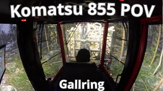 Komatsu 855  Gallring POV [upl. by Edelson]