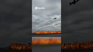 Stunning Airplane Stunt Fire Control or Chaos [upl. by Dymoke]