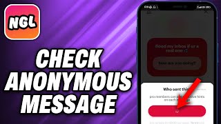 How To Check Anonymous Message on NGL App 2024  Quick Help [upl. by Jasen324]